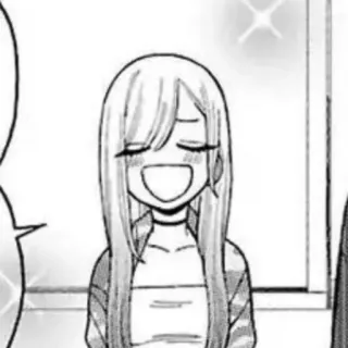😌 Anime, Manga, Personnage, Fille, Sourire, Joyeux telegram sticker