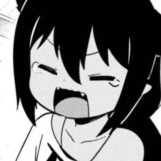😩 Anime, Manga, Lucu, Marah, Gadis, Kucing telegram sticker