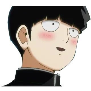 ❤ Mob Mob Psycho 100 Anime, Mob Psycho 100, Charakter, Fanart whatsapp sticker