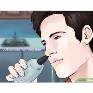 😑 Upilmu bukanlah punyamu 鼻うがい, 副鼻腔洗浄, 医療イラスト, 健康, 衛生 telegram sticker