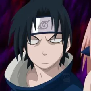 🀄️ Sasuke Naruto Аниме, Манга, Ниндзя, Саске, Учиха telegram sticker