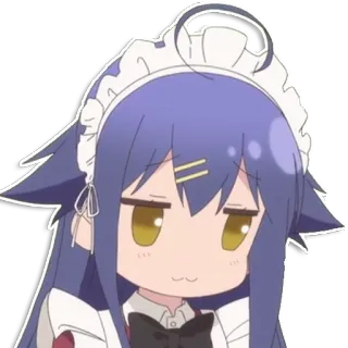 😅 Anime, Cartoon, Katze, Maid, Niedlich, Mädchen whatsapp sticker
