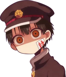 😶 Hanako Toilet-bound Hanako-kun Anime, Manga, Hanako, Geist, Übernatürlich whatsapp sticker