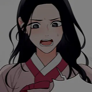 😡 mulher, ilustração, desenho animado, expressão, anime telegram sticker