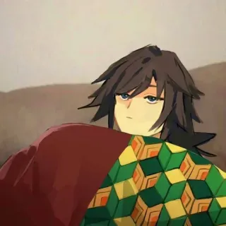 🌊 Giyu Tomioka Demon Slayer anime, giyu tomioka, demon slayer, character, manga telegram sticker