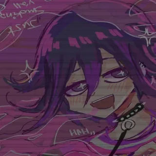 🤤 Kokichi Oma Danganronpa V3: Killing Harmony Just Smokin You, heh Anime, Danganronpa, Kokichi Oma, Fanart, Charakter, lächelnd telegram sticker