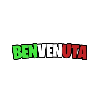 👋 BENVENUTA italiano, benvenuto, benvenuta, italia whatsapp sticker