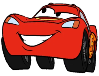 😏 Lightning McQueen Cars Auto, Saetta McQueen, Disney, Pixar, Cartoni animati, Film telegram sticker