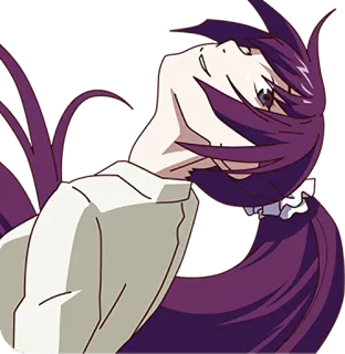 😏 Hitagi Senjougahara Monogatari Anime, Gadis, Monogatari, Senjougahara, Waifu telegram sticker