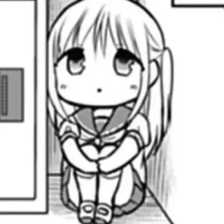 💗 anime, manga, girl, chibi telegram sticker