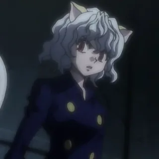 🧊 Neferpitou Hunter x Hunter anime, cat, ant, neferpitou, hunterxhunter telegram sticker
