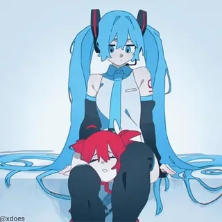 🌟 Hatsune Miku Vocaloid telegram sticker