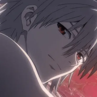 🎶 Kaworu Nagisa Neon Genesis Evangelion anime, character, Kaworu, Evangelion, Nagisa telegram sticker