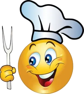 🍽 chef, emoji, cooking, food, cook, kitchen, chef hat whatsapp sticker