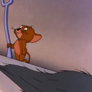😈 Jerry Tom and Jerry Dessin animé, Souris, Jerry, Chat, Tom, Animation telegram sticker