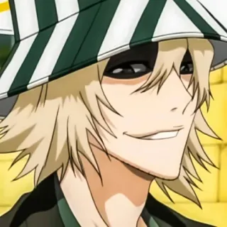 😏 Kisuke Urahara Bleach anime, bleach, kisuke urahara, character telegram sticker