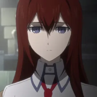 ⚙️ Kurisu Makise Steins;Gate Anime, Feminino, Personagem, Steins Gate, Kurisu Makise whatsapp sticker