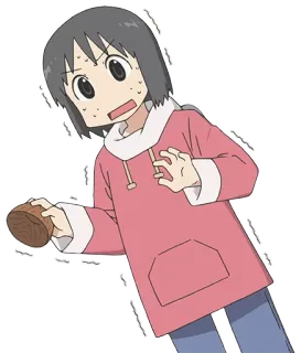 😨 Nano Shinonome Nichijou Anime, Nichijou, Nano Shinonome, Robot, Comedia, Animación Japonesa whatsapp sticker