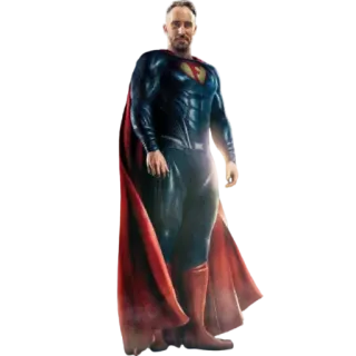 🦸 Superman supereroe, uomo, mantello, Superman, volare, fumetti, DC Comics telegram sticker