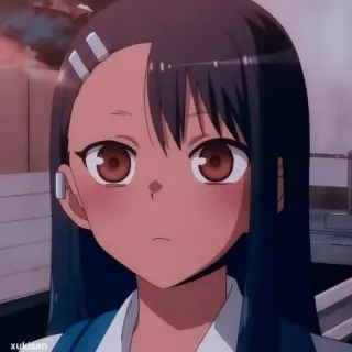 😐 xu.kiisan anime, girl, cartoon, animation, sticker telegram sticker