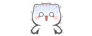 🔰 cat, animal, kawaii, cute, sticker telegram sticker