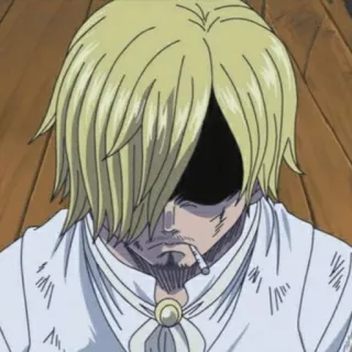 🎷 Sanji One Piece Anime, Zigarette, Kochen, Strohhutbande, Blond whatsapp sticker