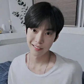🏯 человек, мужчина, портрет, улыбающийся, корейский, азиатский telegram sticker