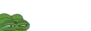 🤔 Pepe the Frog 밈, 페페, 슬픈 telegram sticker