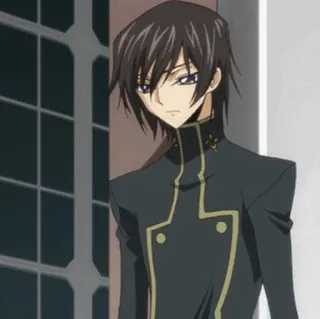 🥀 Lelouch Lamperouge Code Geass Anime, Personaggio, Lelouch, Code Geass, Personaggio anime whatsapp sticker
