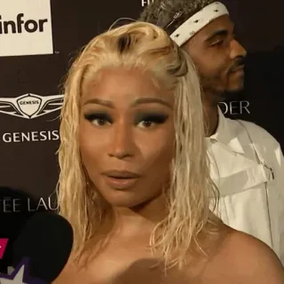 🍣 Nicki Minaj Nicki Minaj, rappeur, célébrité, chanteuse, cheveux blonds telegram sticker
