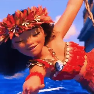 🤗 Moana モアナ, ディズニー, キャラクター, 映画, アニメ, 海, プリンセス whatsapp sticker