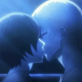 ♠️ Anime, Kuss, Romantik, Liebe, Paar, Intim whatsapp sticker