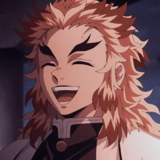 😄 Rengoku Kyoujurou Demon Slayer Anime, Demon Slayer, Rengoku, Personagem, Kyojuro telegram sticker