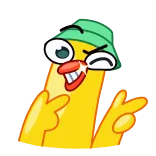 😉 cartoon, emoji, middle finger, offensive, gesture telegram sticker