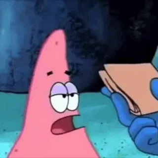 🍔 Patrick Star Spongebob Squarepants Patrick, Bob l'éponge, Dessin animé, Drôle telegram sticker