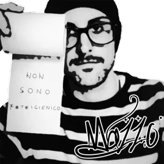 👁 NON SONO FOTOGIENICO telegram sticker