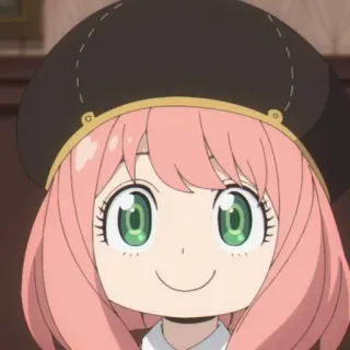 🥜 Anya Forger Spy x Family anime, Spy x Family, Anya Forger, słodkie, kreskówka telegram sticker
