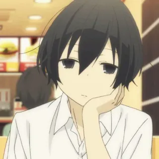 🍙 anime, manga, character, boy, black hair telegram sticker
