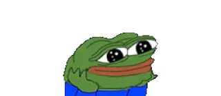 😱 pepe, rana, meme, triste, carino telegram sticker
