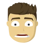 😱 脸, 表情, 恐惧, 害怕, 卡通, 担心 telegram sticker