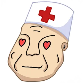 😍 enfermeira, amor, médico, coração, médico telegram sticker