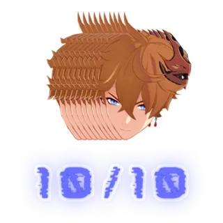 Genshin impact by @anime_stickerr telegram stickers