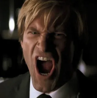 🦇 Harvey Dent The Dark Knight angry, yelling, man, suit, two-face telegram sticker