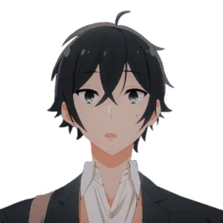 😮 Anime, Manga, Porträt, Cartoon, Charakter telegram sticker