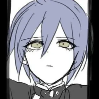 🔪 Shuichi Saihara Danganronpa อนิเมะ, มังงะ, เศร้า, Shuichi Saihara, Danganronpa telegram sticker
