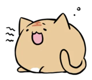 😪 chat, mignon, animal, animal de compagnie, félin, autocollant whatsapp sticker