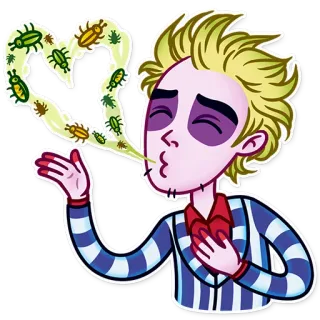 Beetlejuice telegram stickers