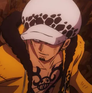 🫀 Trafalgar Law One Piece Anime, One Piece, Trafalgar Law, Pirat telegram sticker