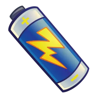 💡 battery, energy, electricity, power, thunder, charge telegram sticker