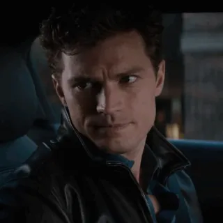 🍂 Christian Grey Fifty Shades of Grey Film, Schauspieler, ernst, Fifty Shades, Grey whatsapp sticker